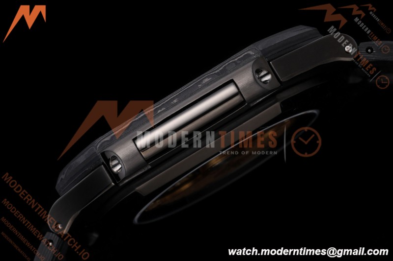 Patek Philippe - Cubitus 7128 40mm Black Carbon Blue Dial DIWF A324