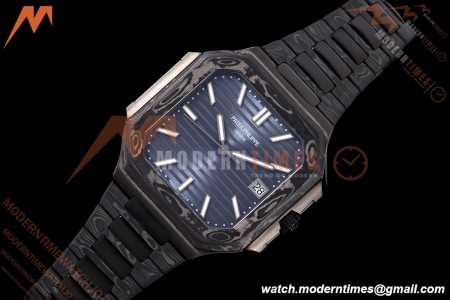 Patek Philippe - Cubitus 7128 40mm Black Carbon Blue Dial DIWF A324