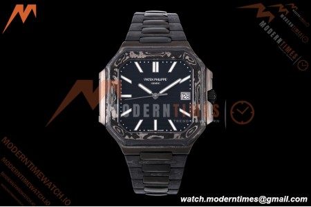 Patek Philippe - Cubitus 7128 40mm Black Carbon Black Dial DIWF A324