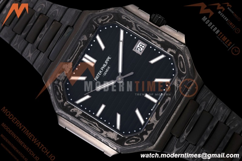 Patek Philippe - Cubitus 7128 40mm Black Carbon Black Dial DIWF A324