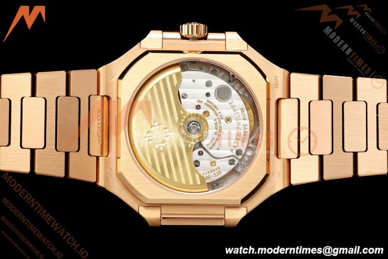 Patek Philippe - Cubitus 7128 40mm RG/RG Brown Stick Dial BBF DD330