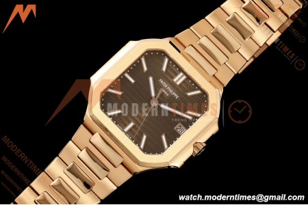 Patek Philippe - Cubitus 7128 40mm RG/RG Brown Stick Dial BBF DD330