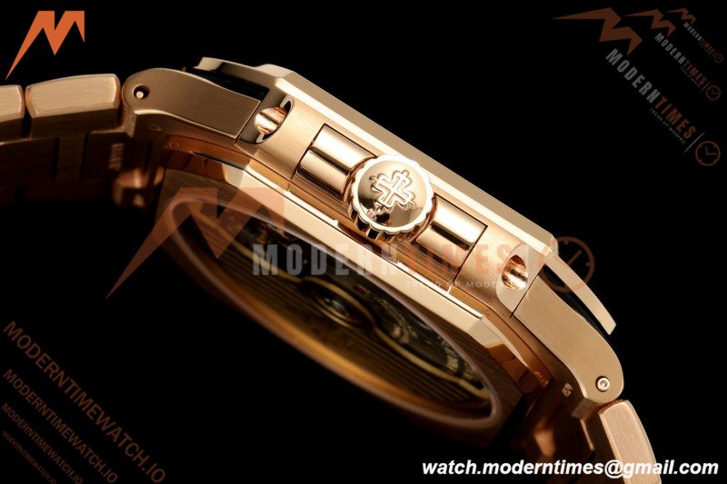 Patek Philippe - Cubitus 7128 40mm RG/RG Brown Stick Dial BBF DD330