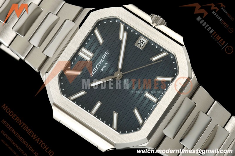 Patek Philippe - Cubitus 7128 40mm SS/SS Blue Stick Dial BBF DD330