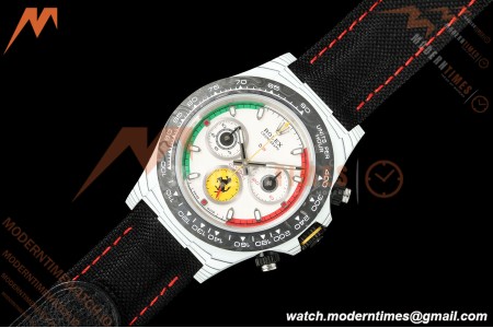 Rolex - Daytona 40mm DiW Ferrari Edition White Carbon Fiber FC/NY Red/Grn/Yelw White Italy Dial DIWF DD4801