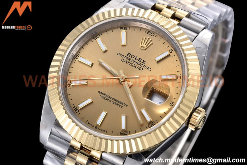 Rolex - Datejust 126333 41mm YG/SS Flt Jub RG EWF A3235