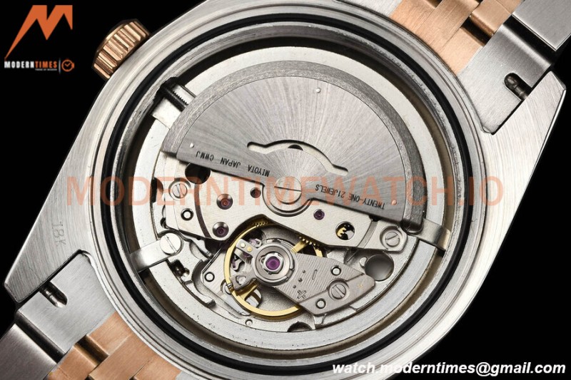 Rolex - Datejust 126331 41mm Jub Flt RG/SS P-Silv/Stk GDF MY8215