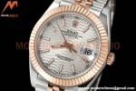 Rolex - Datejust 126331 41mm Jub Flt RG/SS P-Silv/Stk GDF MY8215