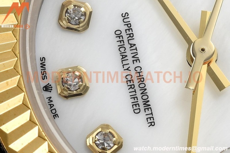 Rolex - Datejust Ladies 278273 31mm Jub Flt YG/SS Mop/Dia GDF MY8215