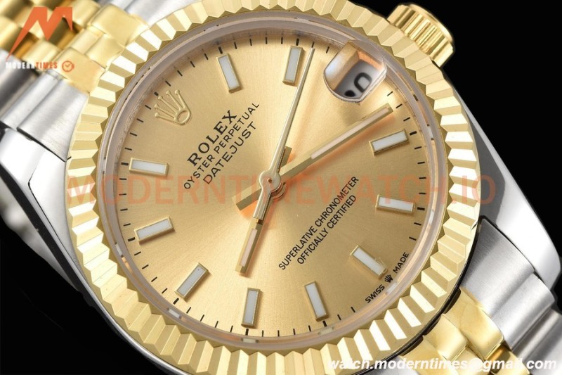 Rolex - Datejust Ladies 278273 31mm Jub Flt YG/SS Gold/Stk GDF MY8215