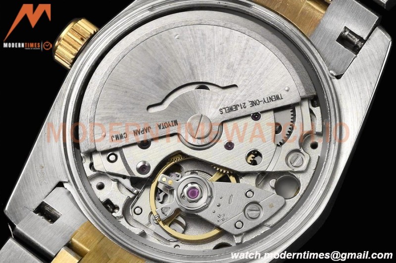 Rolex - Datejust Ladies 278273 31mm Jub Flt YG/SS F-Green/Dia GDF MY8215