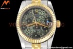 Rolex - Datejust Ladies 278273 31mm Jub Flt YG/SS F-Green/Dia GDF MY8215