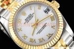 Rolex - Datejust Ladies 278273 31mm Jub Flt YG/SS Wht/Rmn GDF MY8215