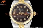 Rolex - Datejust Ladies 278273 31mm Jub Flt YG/SS Brown Mop/Dia GDF MY8215