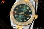 Rolex - Datejust Ladies 278383 31mm Jub Dia YG/SS Grn/Dia GDF MY8215
