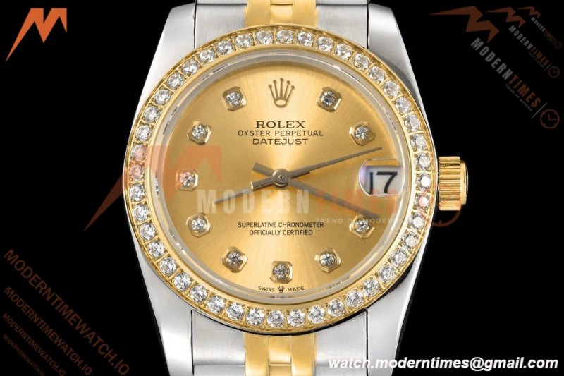 Rolex - Datejust Ladies 278383 31mm Jub Dia YG/SS Gold/Dia GDF MY8215