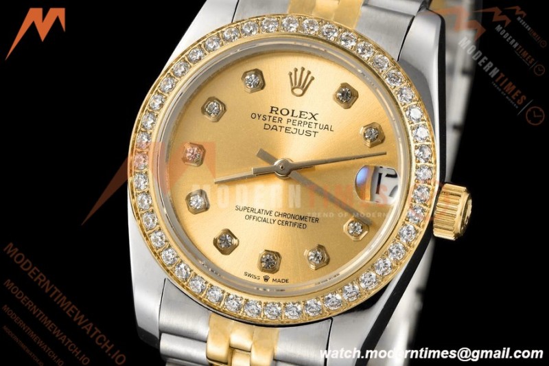 Rolex - Datejust Ladies 278383 31mm Jub Dia YG/SS Gold/Dia GDF MY8215
