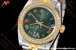 Rolex - Datejust Ladies 278383 31mm Jub Dia YG/SS Grn/Rmn GDF MY8215