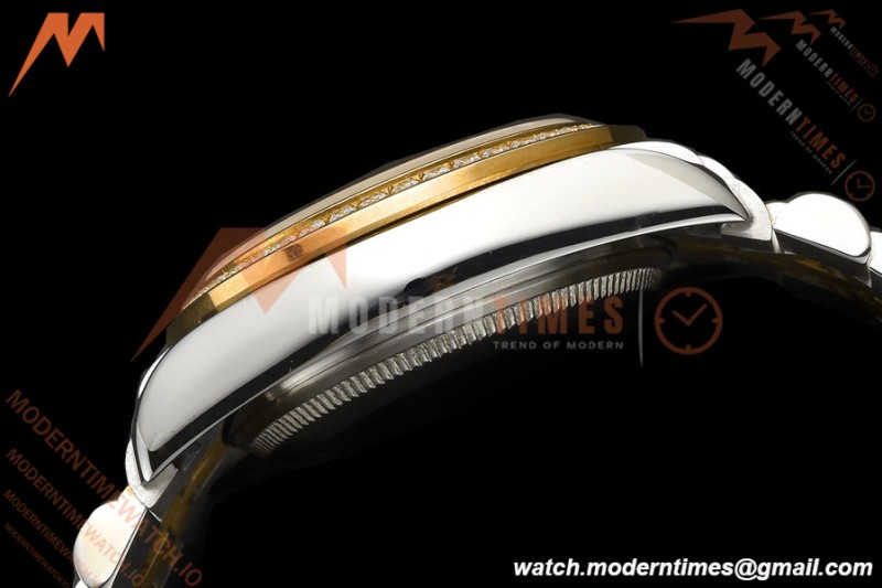 Rolex - Datejust Ladies 278383 31mm Jub Dia YG/SS Floral Motif/Dia GDF MY8215