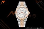 Rolex - Datejust 126231 36mm Jub Flt 904L RG/SS Silver Textured/Stk VSF VS3235