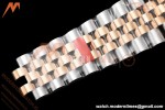 Rolex - Datejust 126231 36mm Jub Flt 904L RG/SS Silver Textured/Stk VSF VS3235