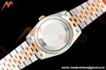 Rolex - Datejust 126231 36mm Jub Flt 904L RG/SS Silver Palm/Dia VSF VS3235