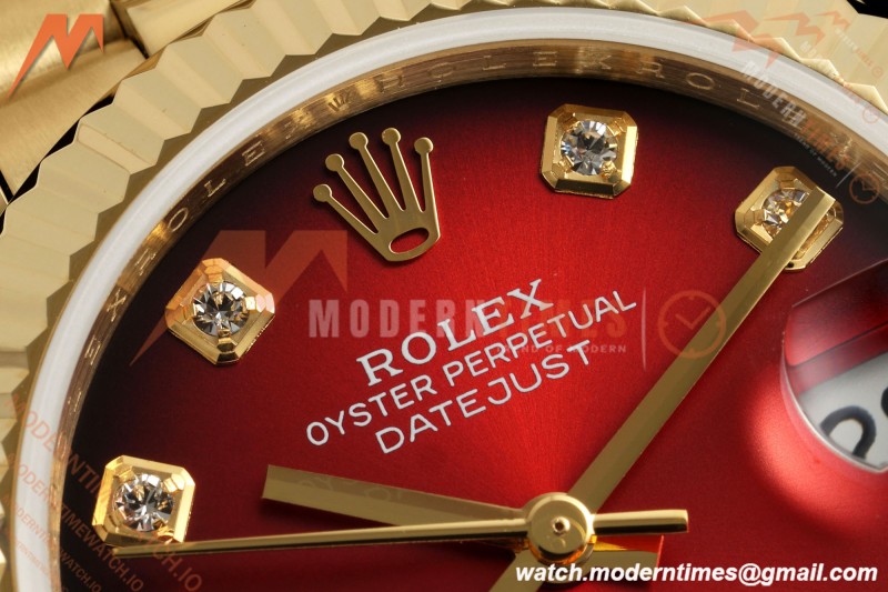 Rolex - Datejust Ladies 278278 31mm Pre Flt YG/YG Red/Dia GMF A2824 | 롤렉스 - 데이트저스트 레이디스 278278 31mm 프리플랫 YG/YG 레드/다이아 GMF A2824
