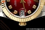 Rolex - Datejust Ladies 278383 31mm Jub Flt YG/SS Red/Dia GMF A2824