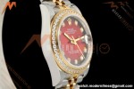 Rolex - Datejust Ladies 278383 31mm Jub Dia YG/SS Red/Dia GMF A2824