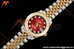 Rolex - Datejust Ladies 278383 31mm Jub Dia YG/SS Red/Dia GMF A2824