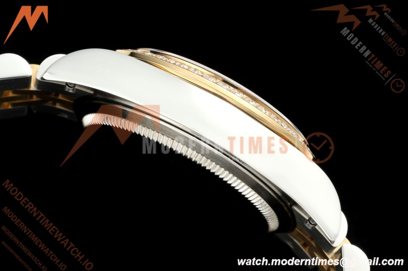 Rolex - Datejust Ladies 278383 31mm Jub Dia YG/SS Red/Dia GMF A2824