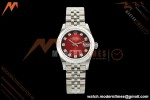 Rolex - Datejust Ladies 278274 31mm Jub Flt SS/SS Red/Dia GMF A2824