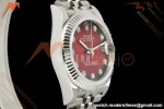 Rolex - Datejust Ladies 278274 31mm Jub Flt SS/SS Red/Dia GMF A2824