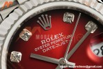 Rolex - Datejust Ladies 278274 31mm Jub Flt SS/SS Red/Dia GMF A2824