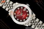 Rolex - Datejust Ladies 278274 31mm Jub Dia SS/SS Red/Dia GMF A2824 | 롤렉스 - 데이트저스트 레이디스 278274 31mm 주브 다이아 SS/SS 레드/다이아 GMF A2824