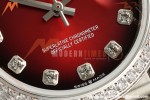 Rolex - Datejust Ladies 278274 31mm Jub Dia SS/SS Red/Dia GMF A2824 | 롤렉스 - 데이트저스트 레이디스 278274 31mm 주브 다이아 SS/SS 레드/다이아 GMF A2824