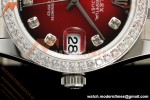 Rolex - Datejust Ladies 278274 31mm Jub Dia SS/SS Red/Dia GMF A2824 | 롤렉스 - 데이트저스트 레이디스 278274 31mm 주브 다이아 SS/SS 레드/다이아 GMF A2824