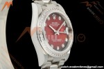 Rolex - Datejust Ladies 278274 31mm Pre Dia SS/SS Red/Dia GMF A2824