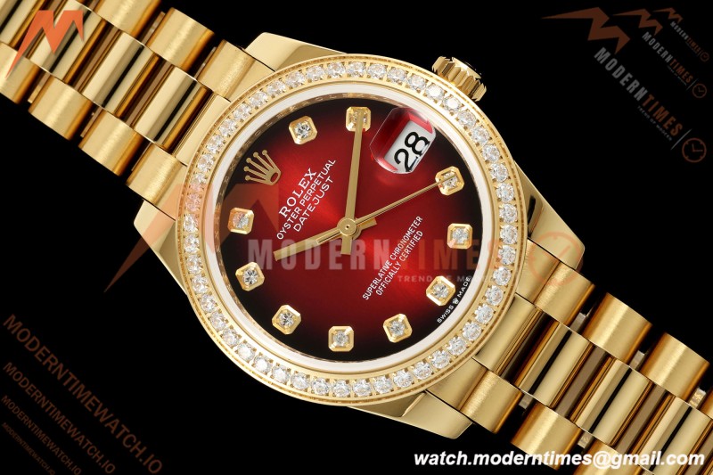 Rolex – Datejust Damen 278288RBR 31 mm Pre Dia YG/YG Rot/Dia GMF A2824 | 롤렉스 – 데이트저스트 데이멘 278288RBR 31mm Pre Dia YG/YG Rot/Dia GMF A2824