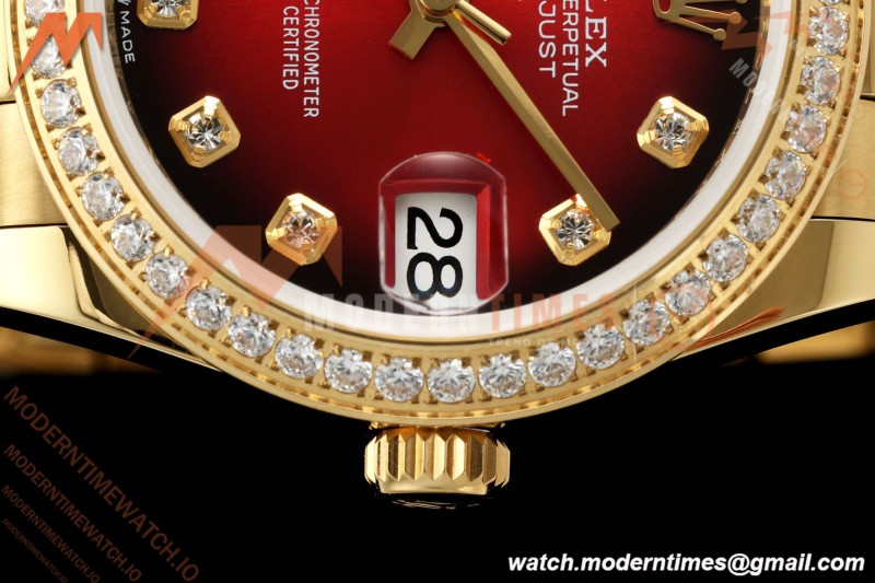 Rolex – Datejust Damen 278288RBR 31 mm Pre Dia YG/YG Rot/Dia GMF A2824 | 롤렉스 – 데이트저스트 데이멘 278288RBR 31mm Pre Dia YG/YG Rot/Dia GMF A2824