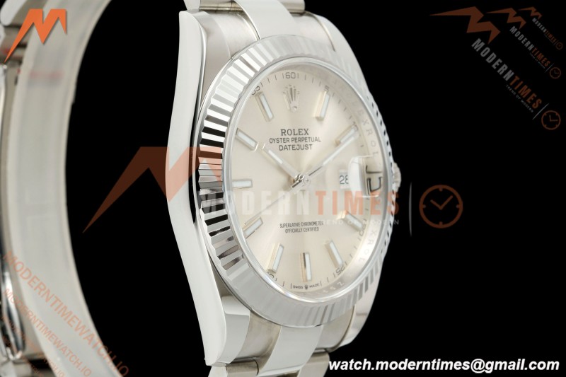 Rolex - Datejust 126334 41mm Oys Flt 904L SS/SS Silv/Stk SCF VR3235 | 롤렉스 - 데이트저스트 126334 41mm 오이스터 플랫 904L 스테인리스 스틸/스테인리스 스틸 실버/스틱 다이얼 SCF VR3235 무브먼트