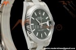 Rolex - Datejust 126334 41mm Oys Flt 904L SS/SS Grn/Stk SCF VR3235