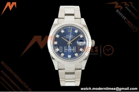 Rolex - Datejust 126334 41mm Oys Flt 904L SS/SS Blu/Dia SCF VR3235