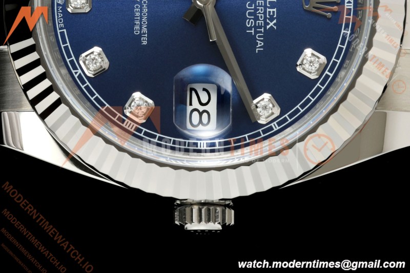 Rolex - Datejust 126334 41mm Oys Flt 904L SS/SS Blu/Dia SCF VR3235