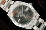 Rolex - Datejust 126334 41mm Wimbledon Oys Flt 904L SS/SS Grey/Rmn SCF VR3235
