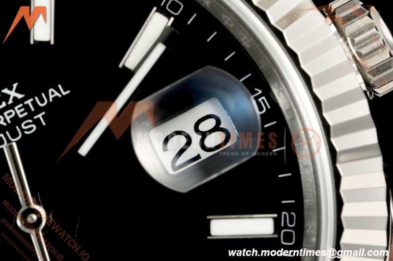 Rolex - Datejust 126334 41mm Oys Flt 904L SS/SS Blk/Stk SCF VR3235 | 롤렉스 데이트저스트 126334 41mm 오이스터 플랫 904L 스테인리스 스틸/스테인리스 스틸 블랙 다이얼/스틱 인덱스 SCF VR3235 무브먼트