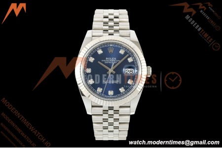 Rolex - Datejust 126334 41mm Jub Flt 904L SS/SS Blu/Dia SCF VR3235