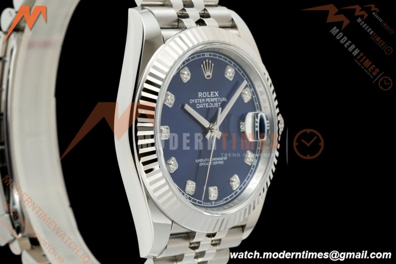 Rolex - Datejust 126334 41mm Jub Flt 904L SS/SS Blu/Dia SCF VR3235