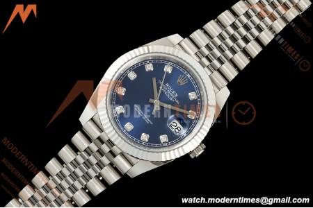 Rolex - Datejust 126334 41mm Jub Flt 904L SS/SS Blu/Dia SCF VR3235