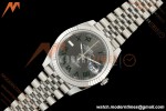Rolex - Datejust 126334 41mm Wimbledon Jub Flt 904L SS/SS Grey/Rmn SCF VR3235